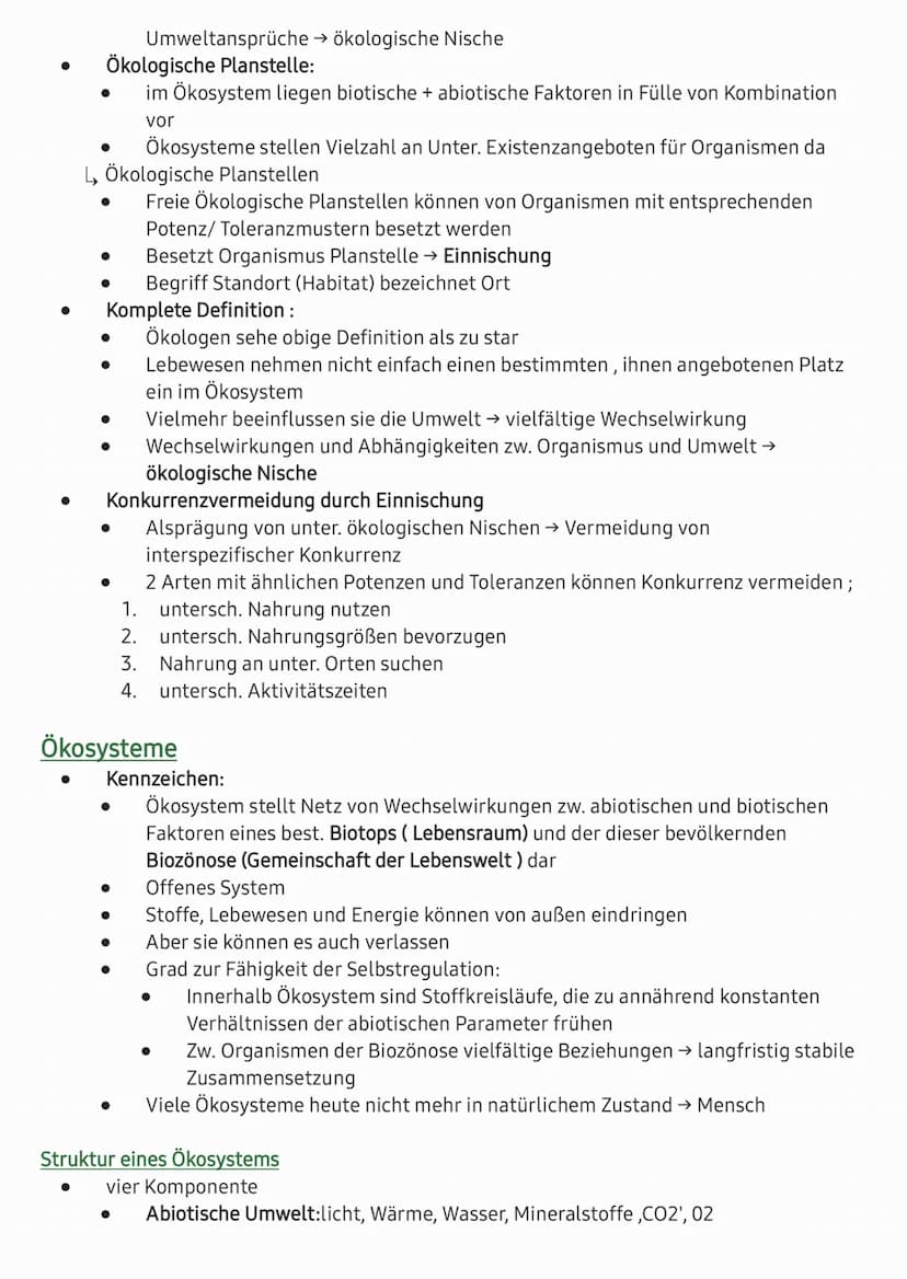 
<h2 id="abiotischefaktoren">Abiotische Faktoren</h2>
<p>Abiotische Faktoren beeinflussen die Aktivität von Lebewesen. Wenn ein Faktor in Ex