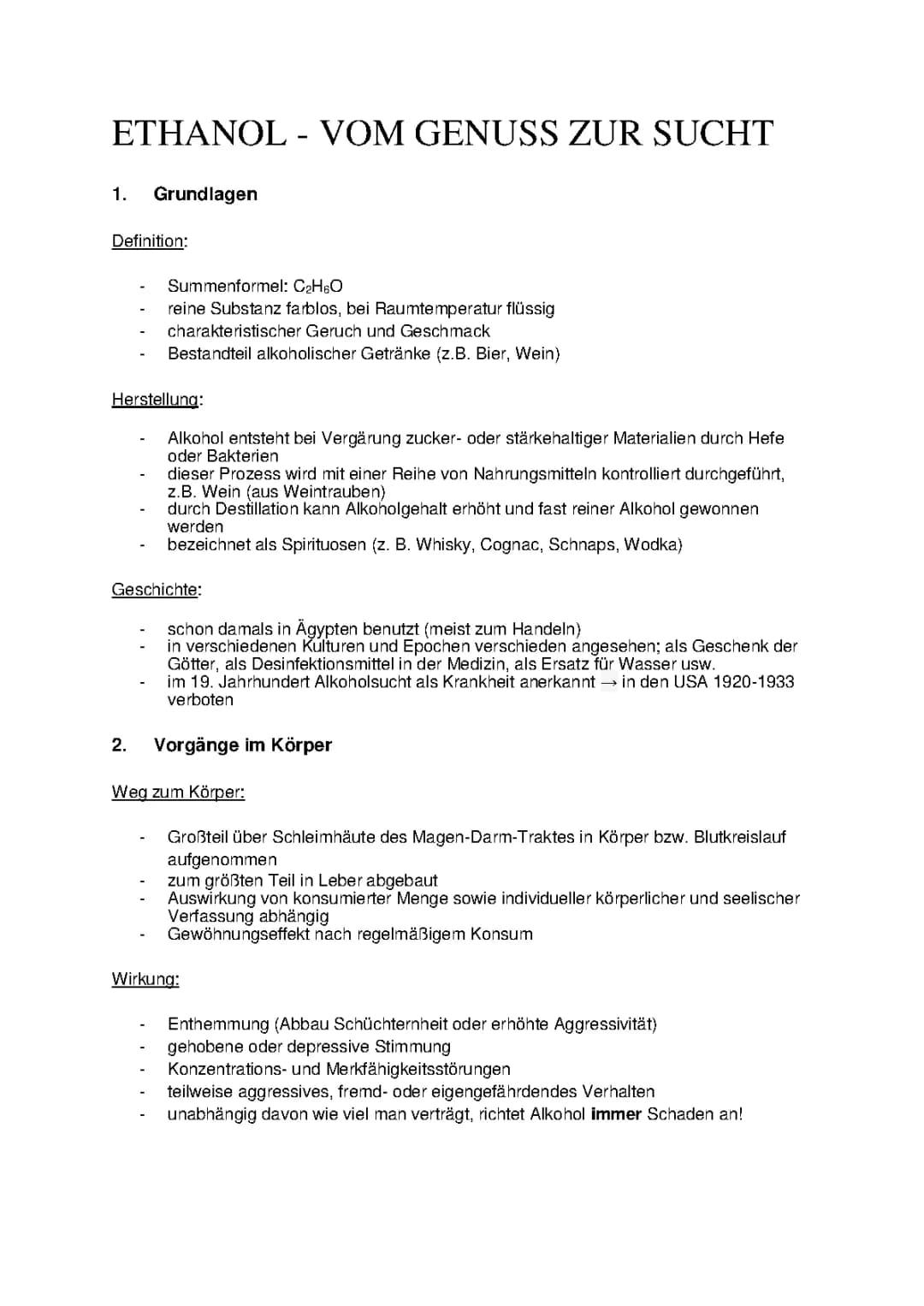 Die Geschichte und Folgen von Alkohol: Was du wissen musst