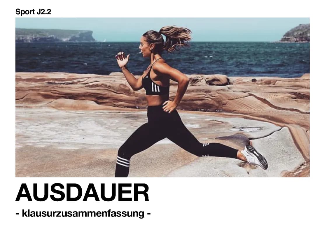 Ausdauer - Trainingslehre