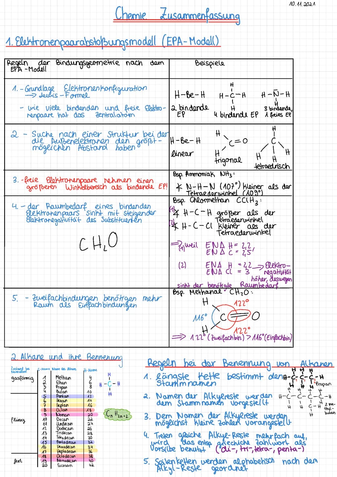 EPA-Model, IUPAC Nomenklatur, Van-der-Waals- Wechselwirkungen, Destillationskolonne