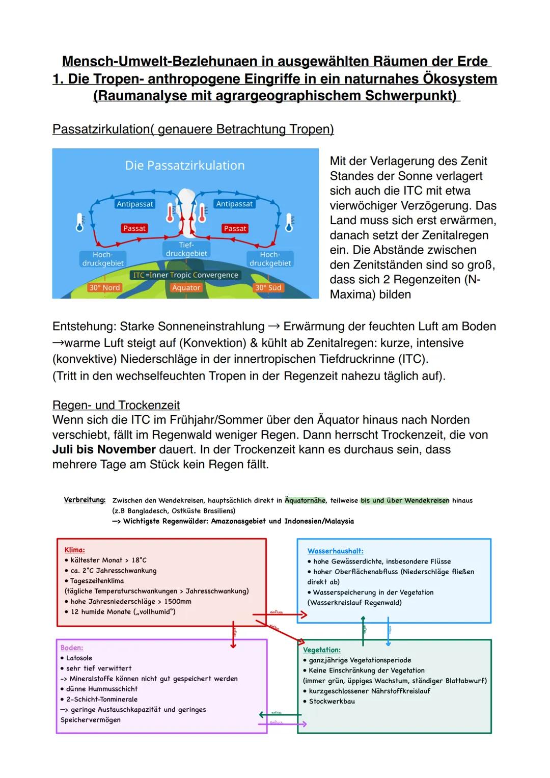 Einführung
1.Teilgebiete und Bedeutung der Geographie
Physische Geographie
,,Naturgeographie" → Klima, Vegetation
und Böden
Hydro- & Klimato