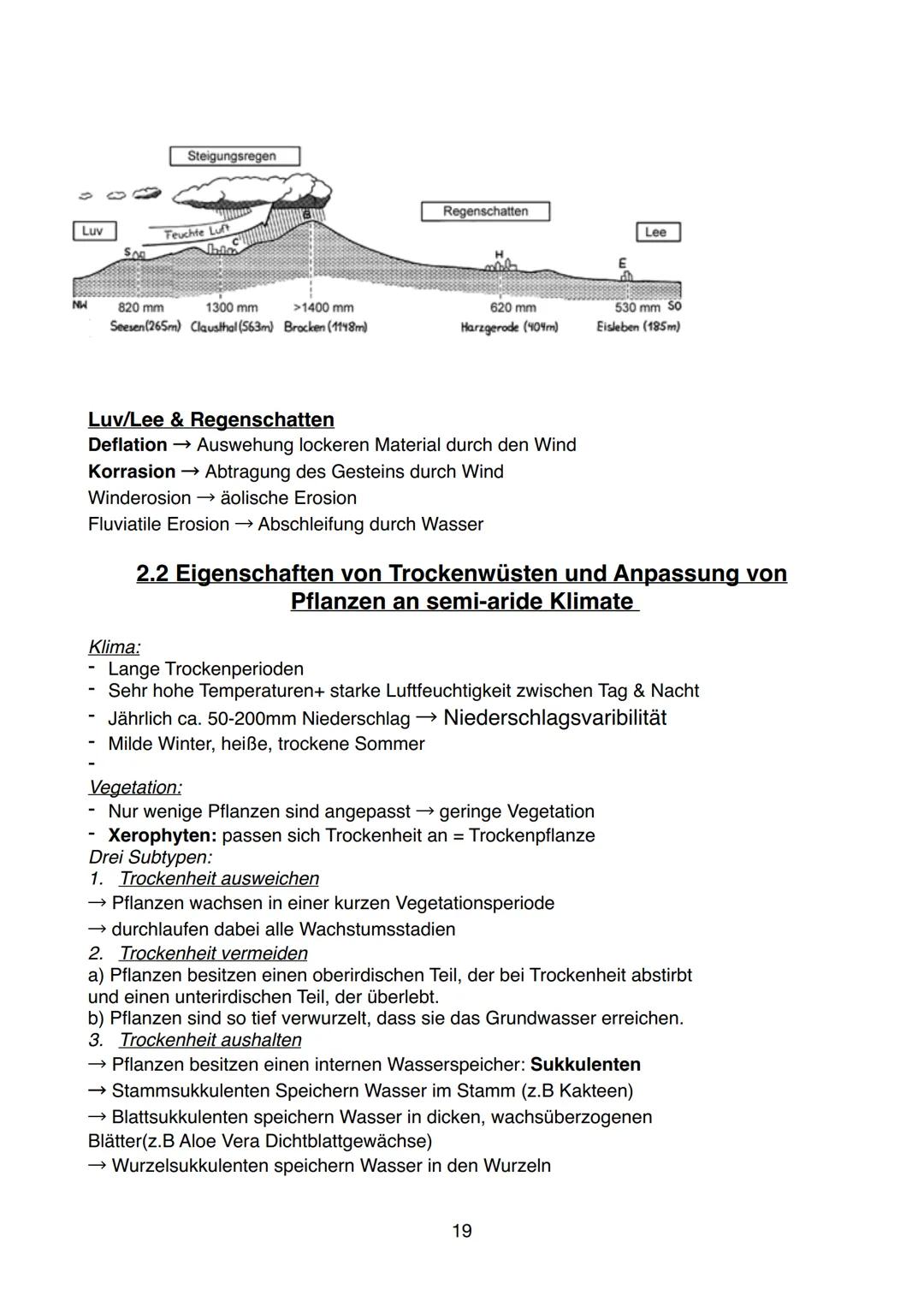 Einführung
1.Teilgebiete und Bedeutung der Geographie
Physische Geographie
,,Naturgeographie" → Klima, Vegetation
und Böden
Hydro- & Klimato