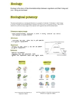 Know Ecology/Ökologie Abitur Lernzettel thumbnail