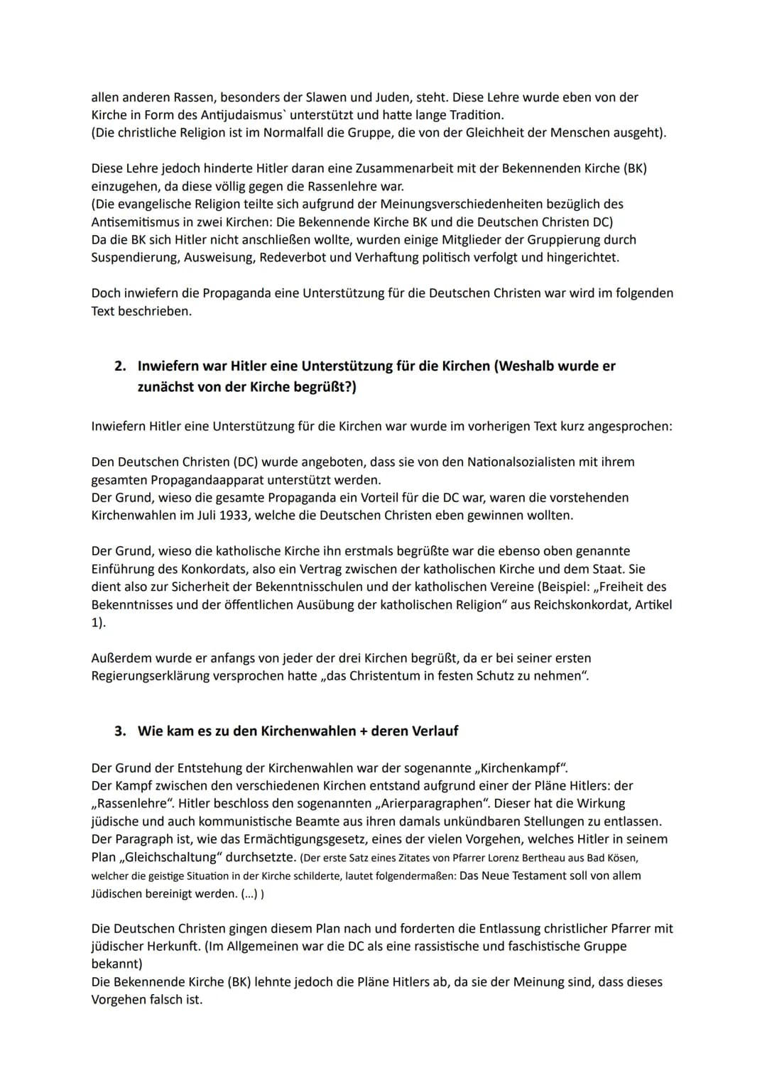 07. 05. 2020
Lara Weller, EP2
Kirche im Nationalsozialismus
Im Januar 1933 gewann die Nationalsozialistische Deutsche Arbeiterpartei (NSDAP)