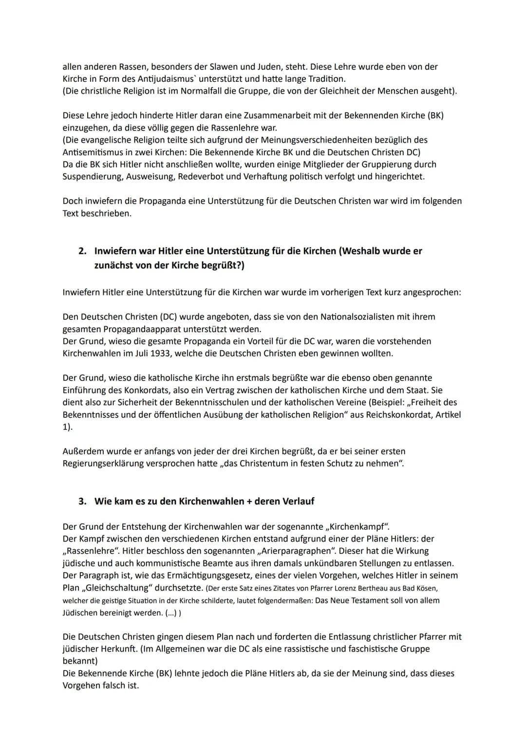 07. 05. 2020
Lara Weller, EP2
Kirche im Nationalsozialismus
Im Januar 1933 gewann die Nationalsozialistische Deutsche Arbeiterpartei (NSDAP)