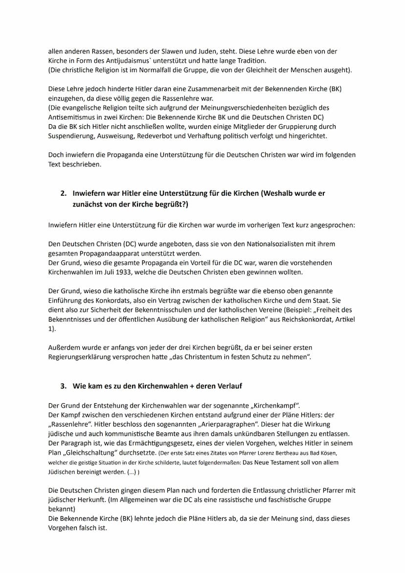 07. 05. 2020
Lara Weller, EP2
Kirche im Nationalsozialismus
Im Januar 1933 gewann die Nationalsozialistische Deutsche Arbeiterpartei (NSDAP)