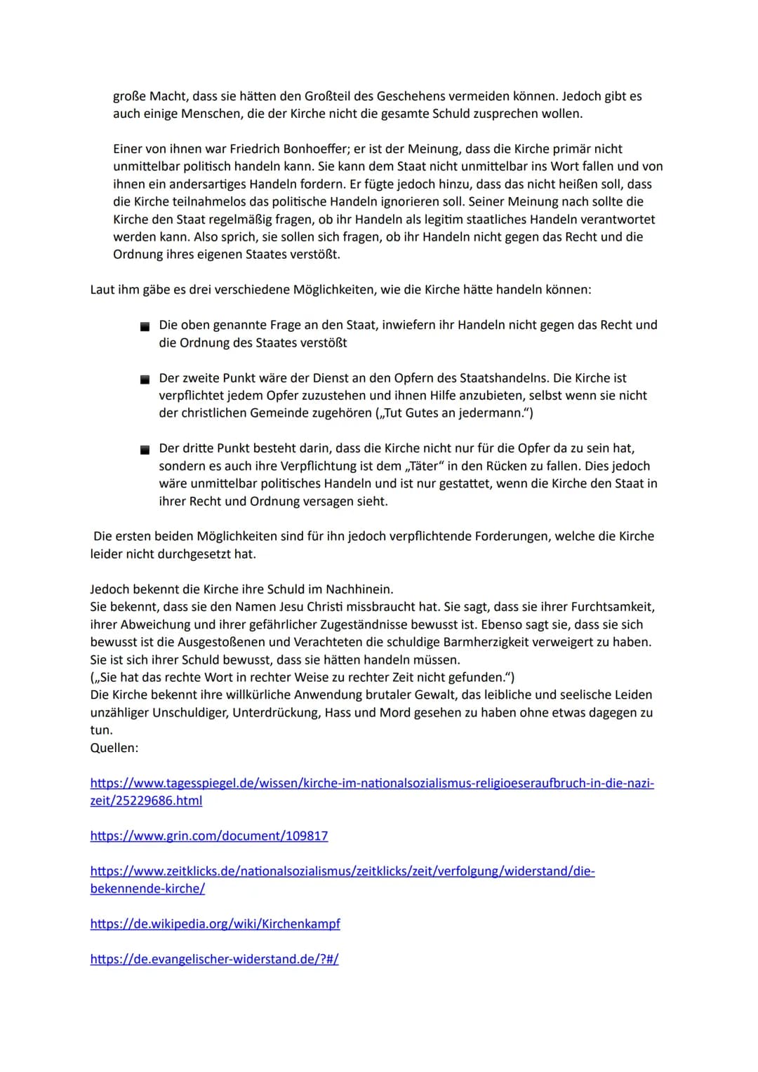 07. 05. 2020
Lara Weller, EP2
Kirche im Nationalsozialismus
Im Januar 1933 gewann die Nationalsozialistische Deutsche Arbeiterpartei (NSDAP)