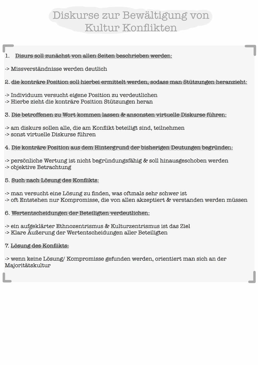 Interkulturelle Erziehung nach
Wolfgang Nieke 1. erkennen des eigenen unvermeindlichen Ethnozentrismus
Individuum bleibt im eigenen Kulturze