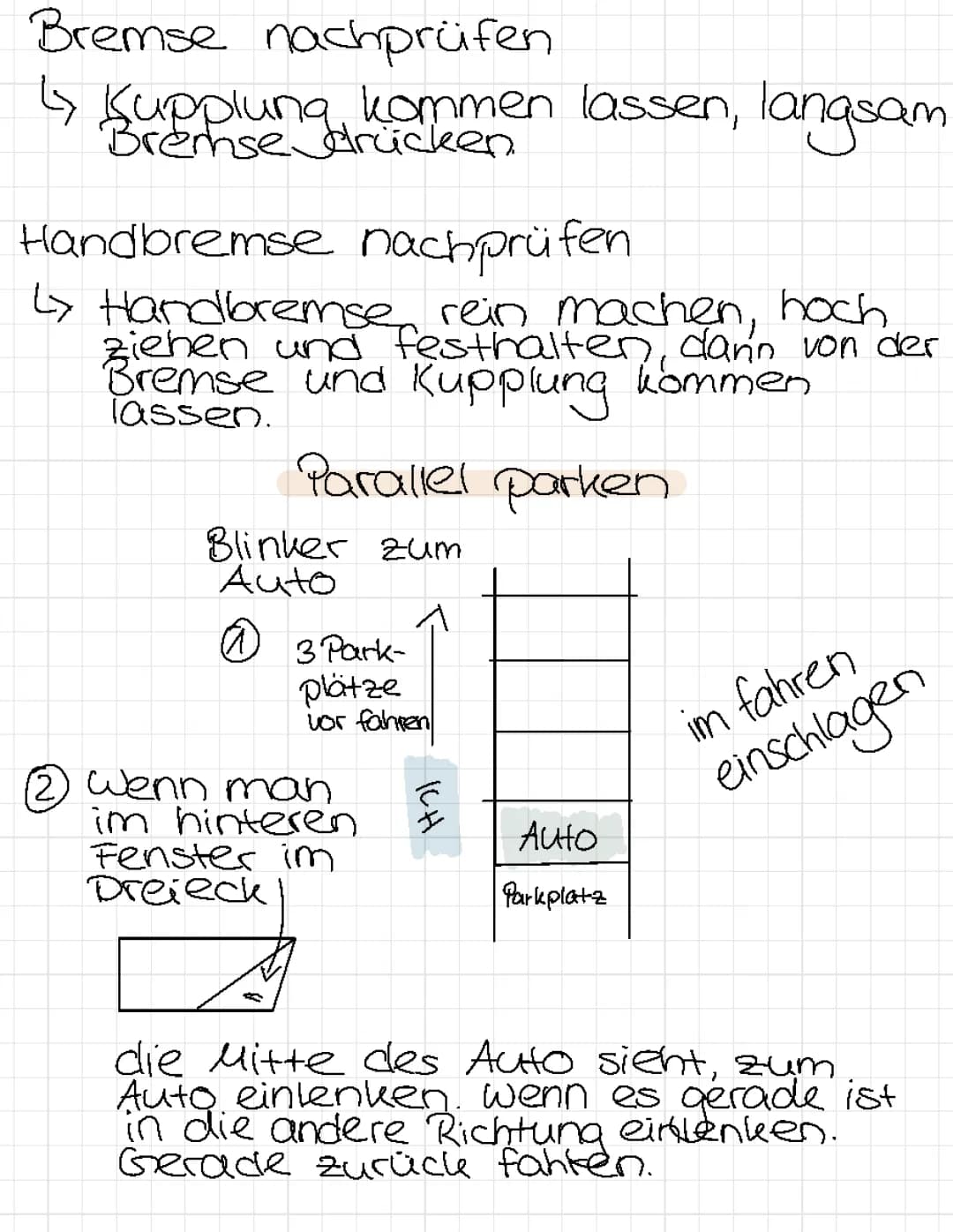 Praktische Prüfung Fahrschule