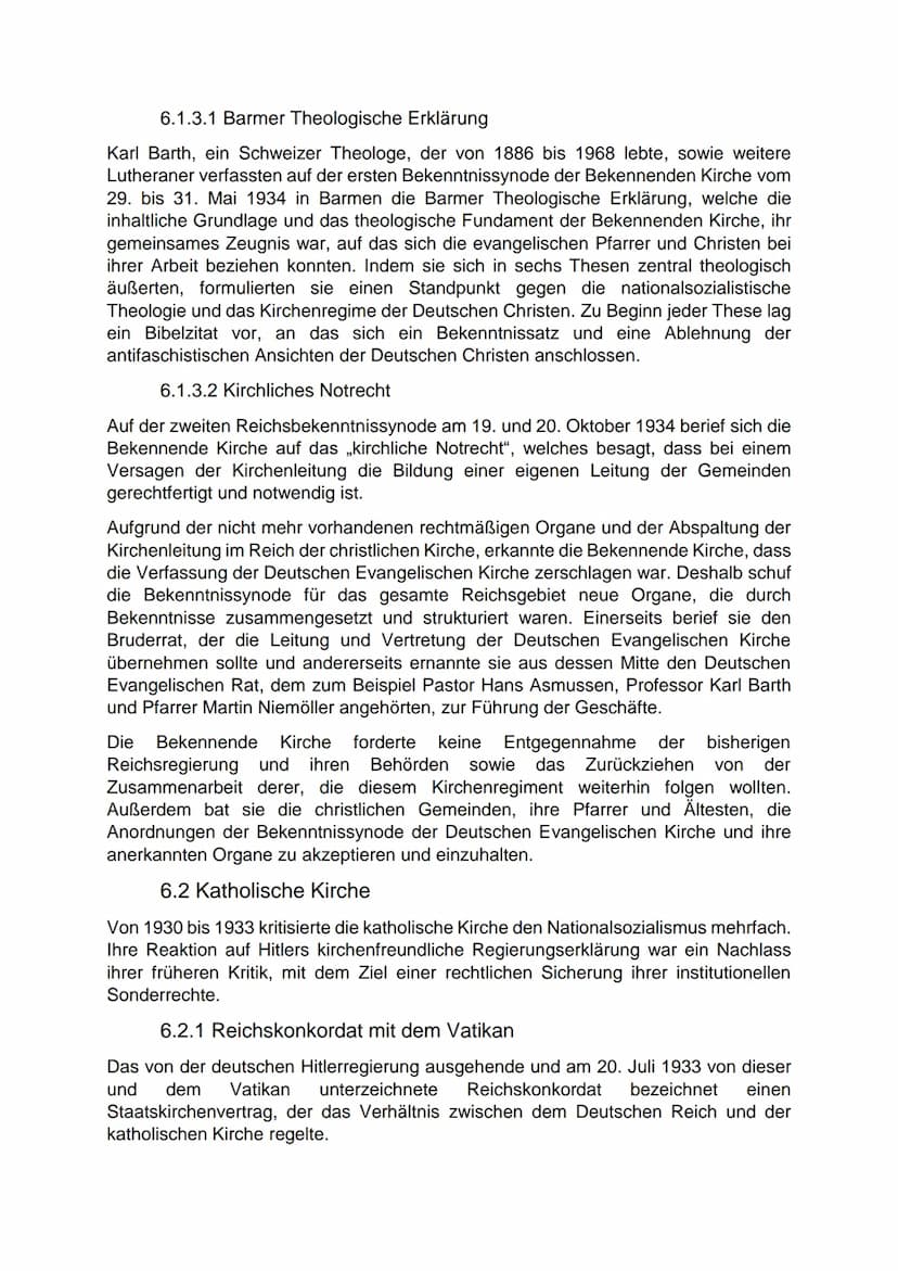 Der Kirchenkampf in den 1930er Jahren
Gliederung:
1. Einleitung
2. Definition
3. Historischer Hintergrund
4. Parteiprogramm der Nationalsozi