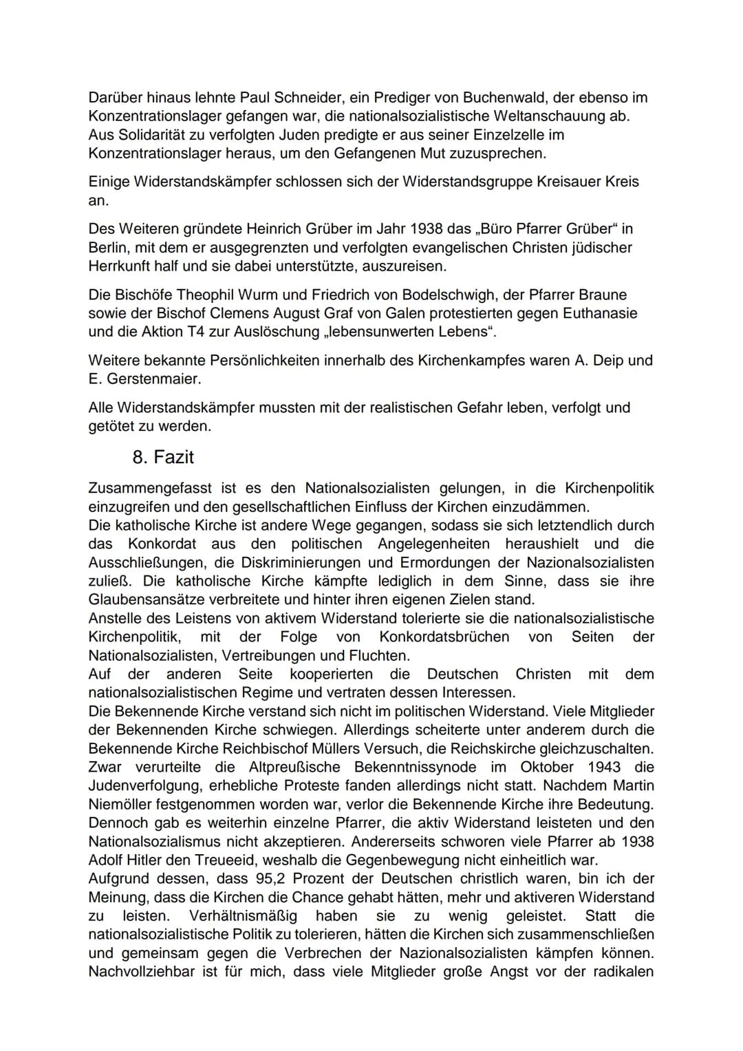 Der Kirchenkampf in den 1930er Jahren
Gliederung:
1. Einleitung
2. Definition
3. Historischer Hintergrund
4. Parteiprogramm der Nationalsozi