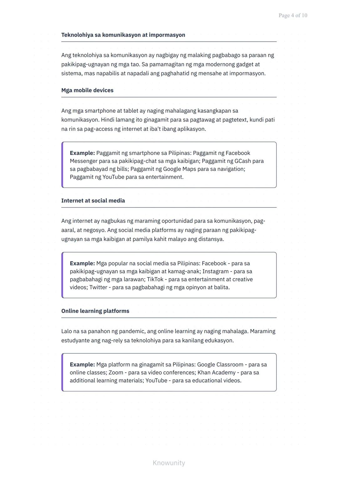 Pag-unlad ng Kasanayan sa Buhay: Paggamit ng Teknolohiya sa Araw-araw
Pag-aaral sa tamang paggamit ng teknolohiya sa pang-araw-
araw na buha