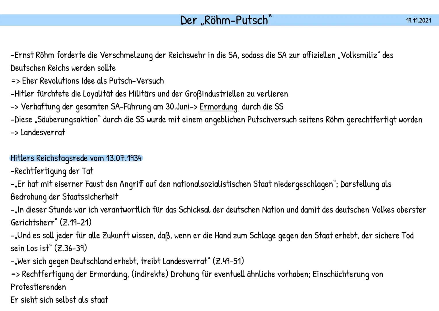 Machtergreifung
Hitlers -
- ab 1933 Detailwissen (Vorwissen: Krisenjahre ab 1929)
- Deutsche Innenpolitik
-
- Deutsche Außenpolitik
- Wirtsc