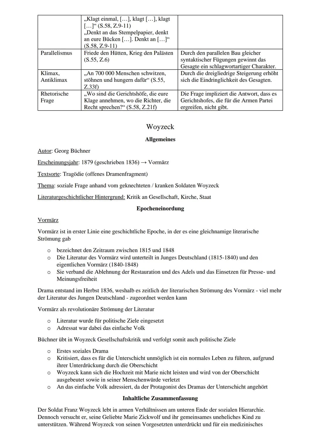 Verfasser: Georg Büchner
Textsorte: Politisches Flugblatt von 1834
Thema: gesellschaftlicher Ungerechtigkeit, Ausblick auf paradiesische Zuk