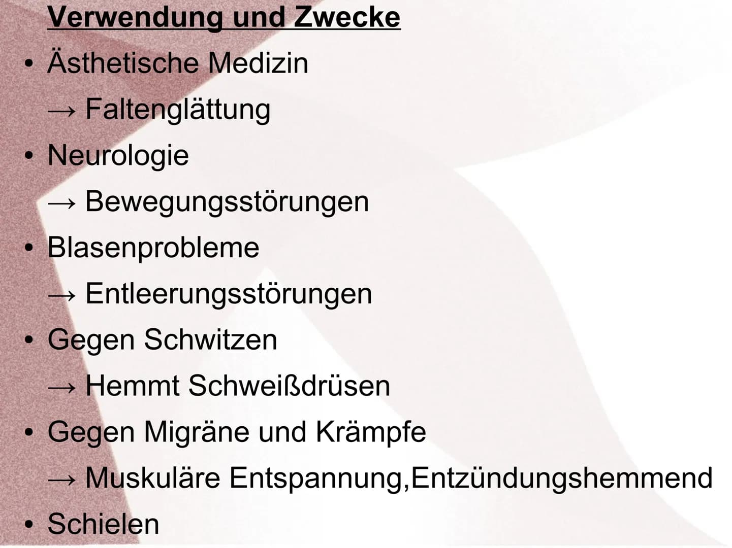 Wirkung von Giften an Synapsen ●
●
Was sind Synapsengifte?
Stoffe die in den Ablauf der natürlichen
Erregungsübertragung in Synapsen eingrei