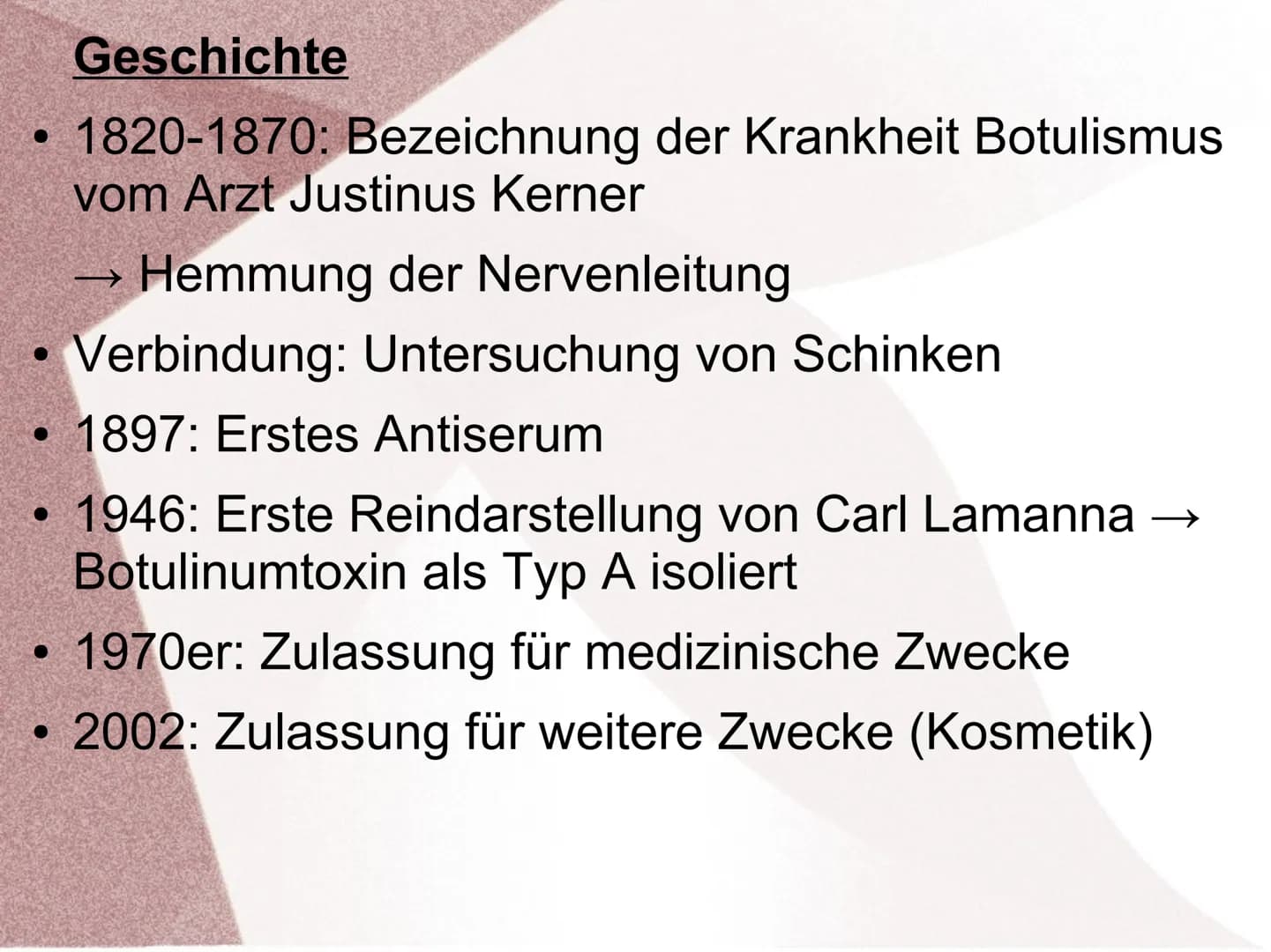 Wirkung von Giften an Synapsen ●
●
Was sind Synapsengifte?
Stoffe die in den Ablauf der natürlichen
Erregungsübertragung in Synapsen eingrei