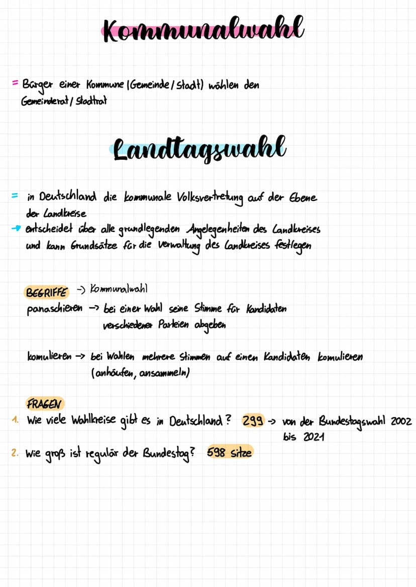 Demokratie
MERKMALE
Abstimmungen/Mitbestimmung
Wahlen
Meinungsfreiheit
mehrere Parteien
Volkssouveränität
> (= Herrschaft des Volkes)
DEMOKR
