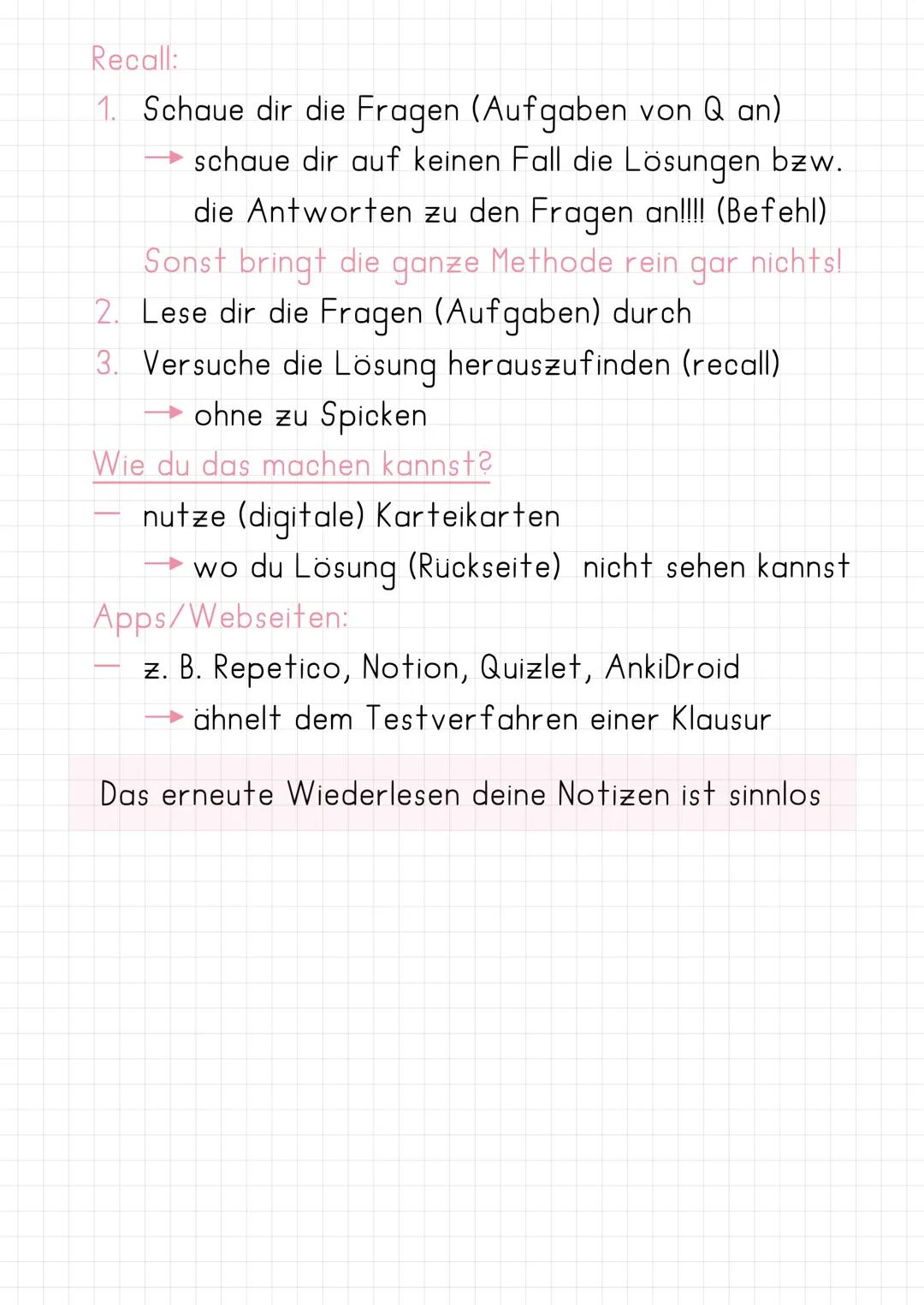 SQ3R-Methode
auch eine effektive Lernmethode (nächste Seiten)
SQ3R-Methode
ist eine Lesestrategie zum effektiven, aktiven.
oder verstehenden