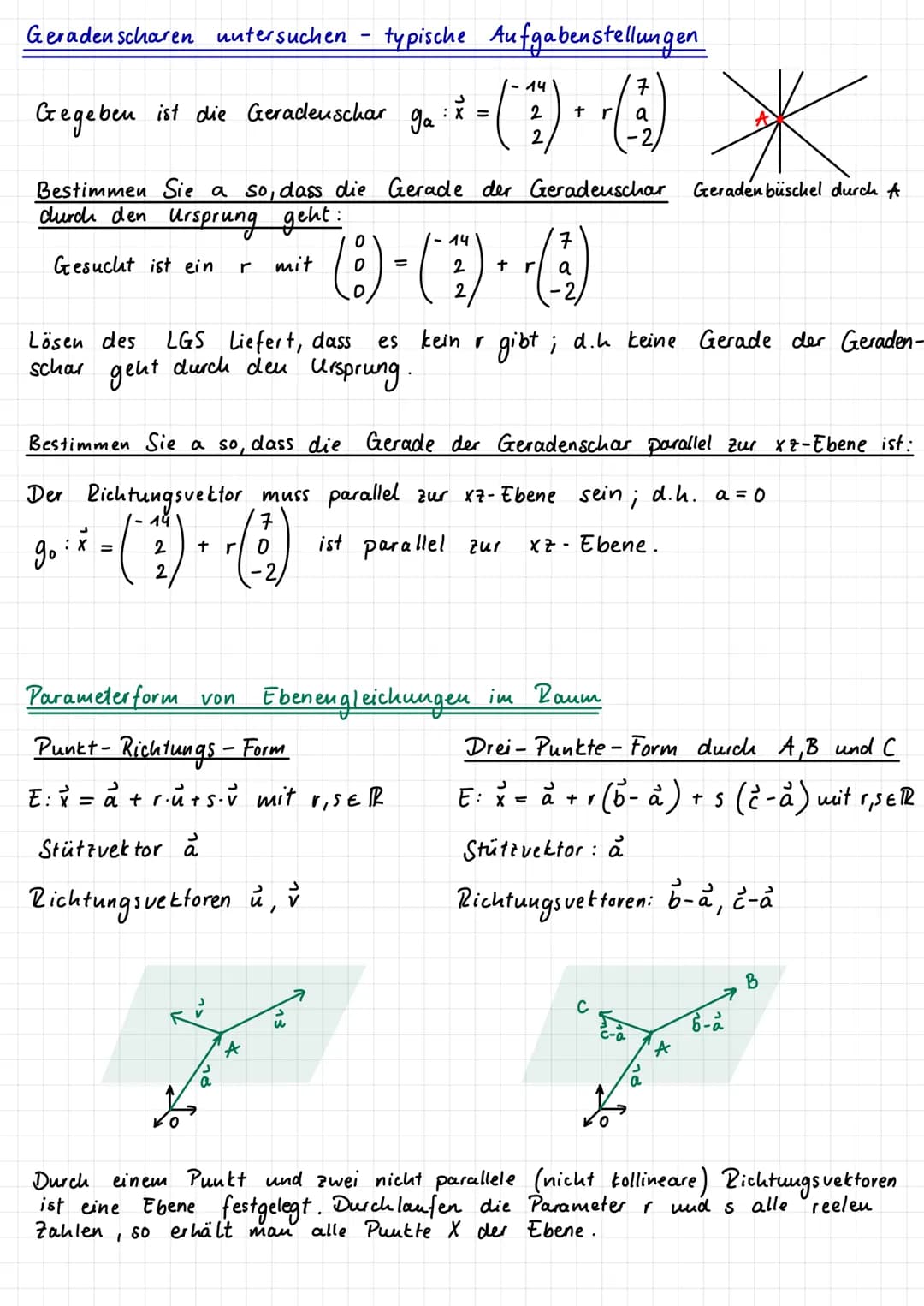 Koordinatensystem im Raum
.
X
4
Vektoren
2
.
2
1
Der Vektor
·P(-2/1/3)
1
3
-
> OP - ( ²3² )
=
Lineare Algebra
+
2
Verschiebungen im Raum
Mit