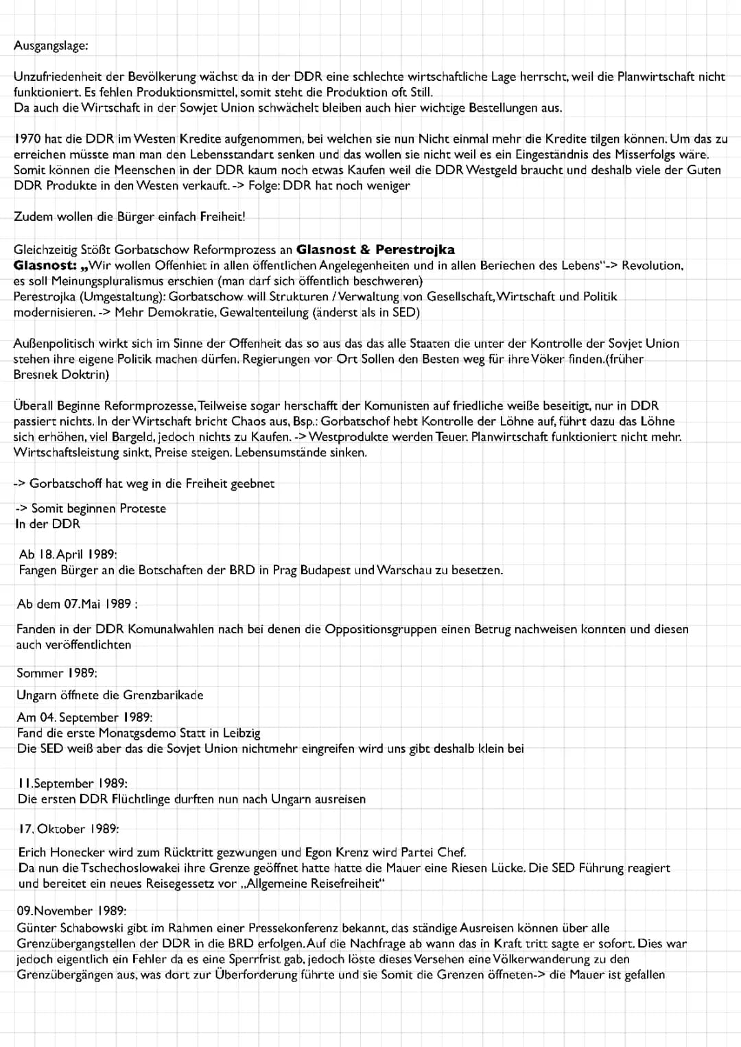 Untergang der DDR 1989-1990