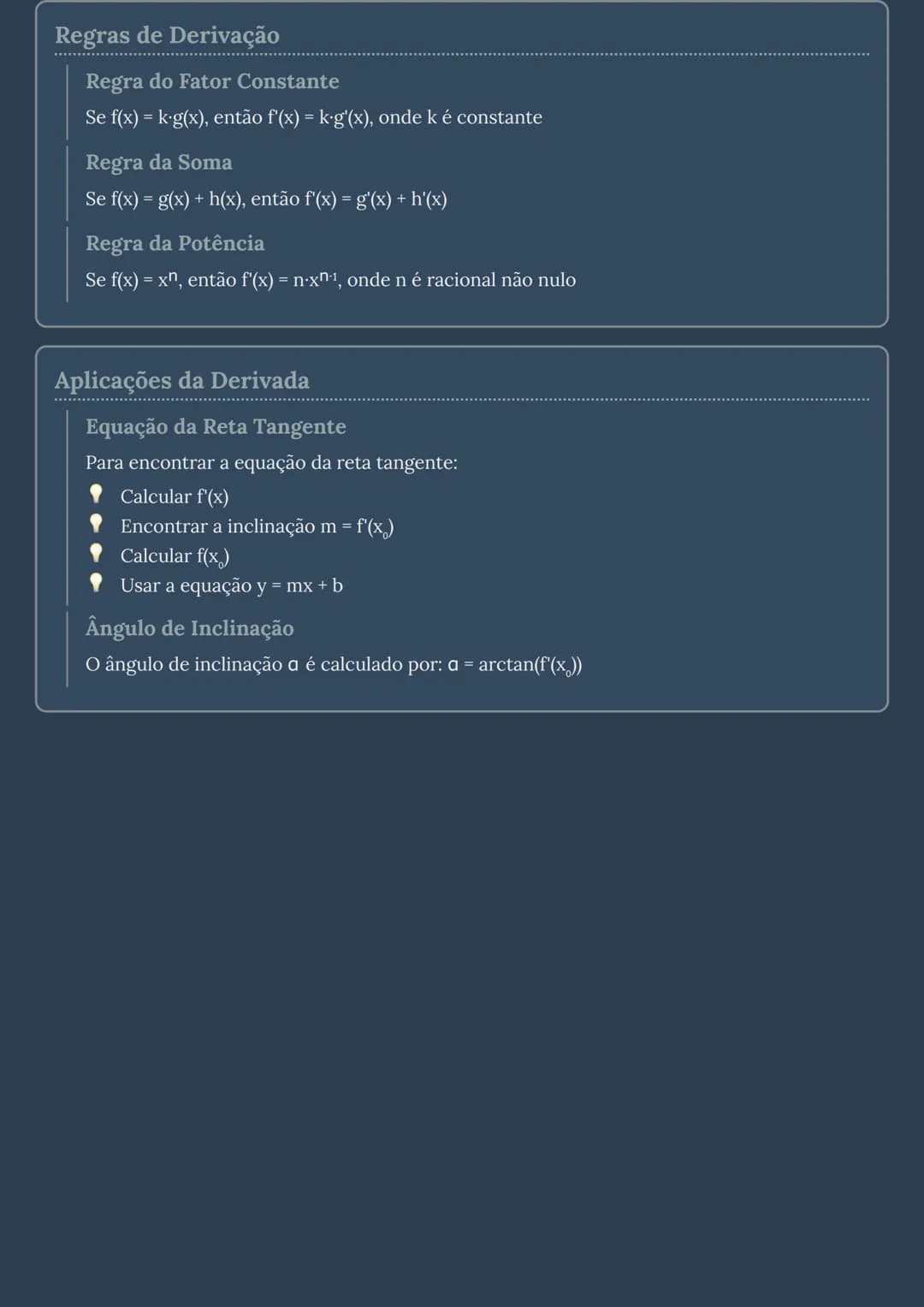 # Cálculo Diferencial: Conceitos Fundamentais

## Raízes de Funções

As raízes de uma função são os valores de x onde f(x) = 0. Para encontr