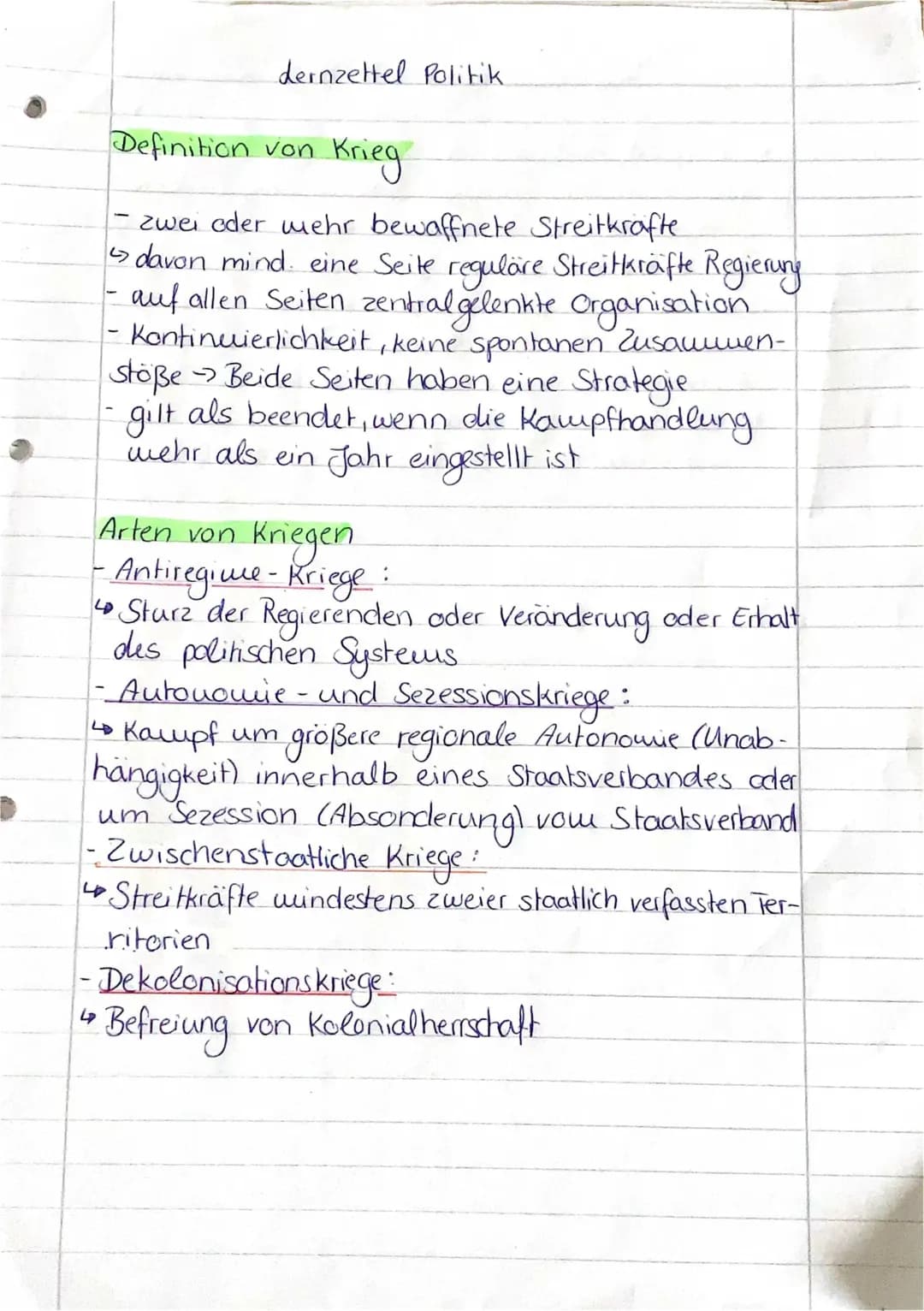 Arten und Definition von Kriegen: Eine klare Übersicht