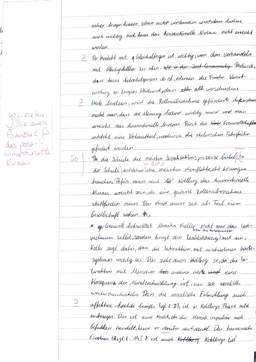 Name: Van Li Stannies
Thema:
Klausur Nr.1/Q1
,,Der Mensch ist gut." vs. ,,Der Mensch wird gut."
Werteerziehung mit Blick auf das Modell mora