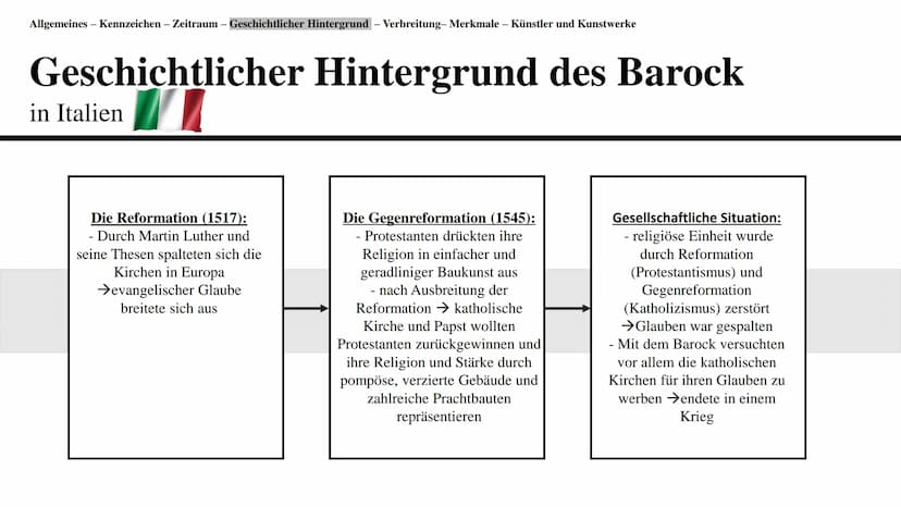 Barock
Eine Präsentation von Branda Afr
19 Gliederung
●
●
●
-
Definition der Renaissance und Allgemeines
Kennzeichen
Zeitraum
Verbreitung
Ge