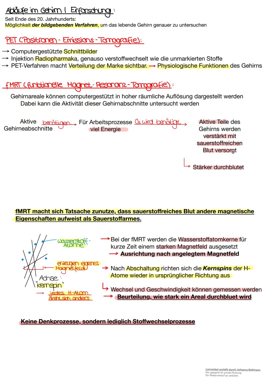 Neurobiologie
Lernzettel erstellt durch Johanna Bellmann
Nur geeignet für private Nutzung.
Ein Weiterverkauf ist verboten. Die Nervenzelle.
