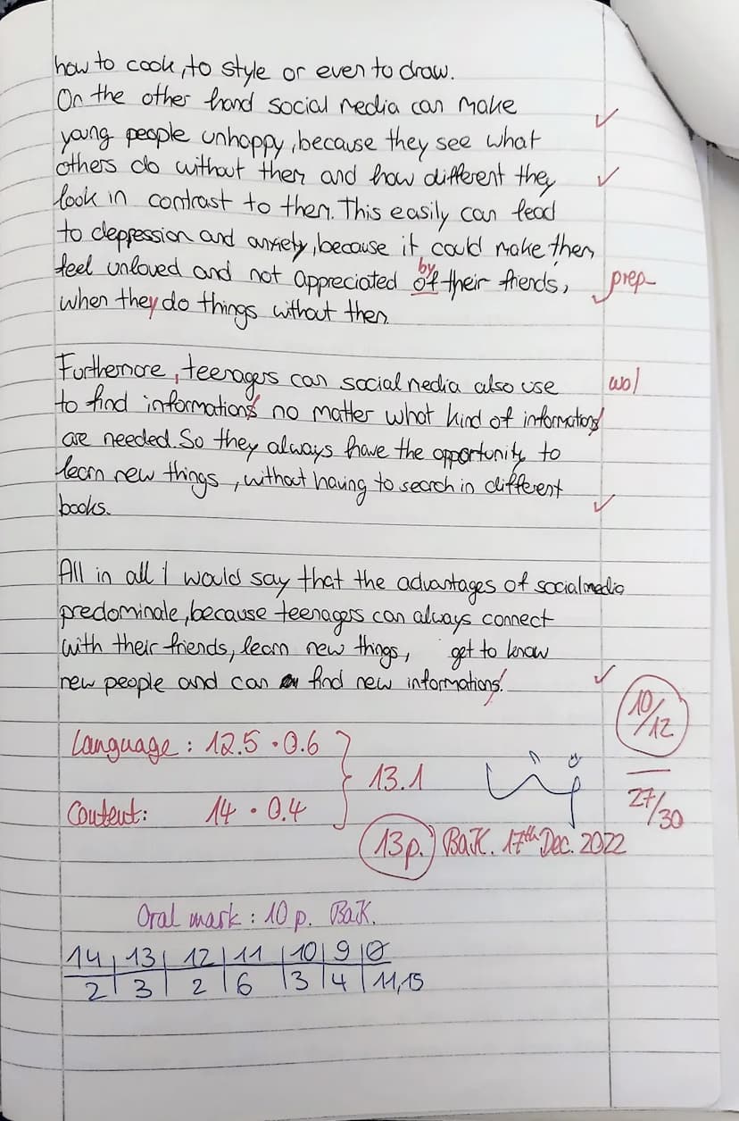 5
10
15
20
Ele12 (Bak)
30
Name: Cosima Ludung
Test 2
2nd December, 2022
Tasks:
1. Outline the reasons named in the text "Generation Z-Ready 