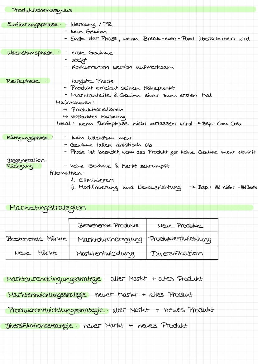 Wirtschaftslehre Klausur Nr. 1
Break-even-Point
(Gewinnschwelle)
Gewinn Erlös - Kosten
px (55.000 + 10x)
E = K
15x = 55'000 + 10× |- 10x
5x=