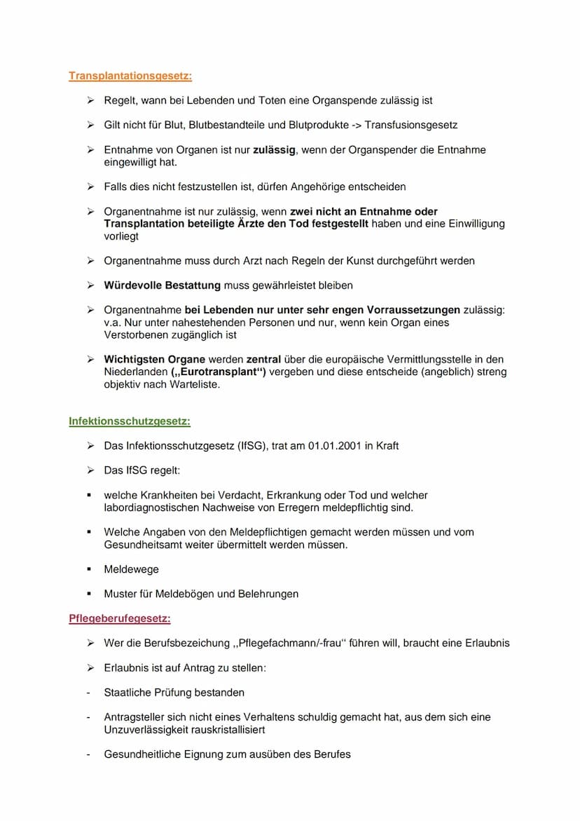 Definition Rechtskunde:
Grundlagen der Rechtskunde
Rechtskunde vermittelt den Inbegriff der Regeln, nach denen das Pflegepersonal sein
Verha