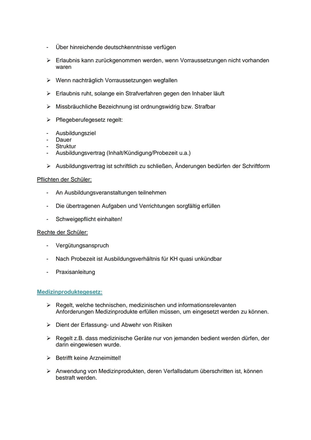 Definition Rechtskunde:
Grundlagen der Rechtskunde
Rechtskunde vermittelt den Inbegriff der Regeln, nach denen das Pflegepersonal sein
Verha