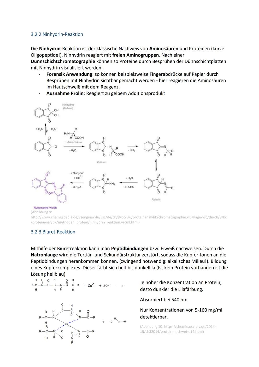Aminosäuren-Zusammenfassung
Inhaltsverzeichnis
1. Grundlagen......
1.1. Skelettformeln von Aminosäuren
1.2. Zwitterion und IEP.
1.3 Massenwi