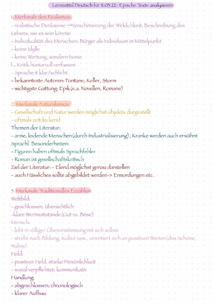 Know Epische Texte Analyse/Interpretation  thumbnail