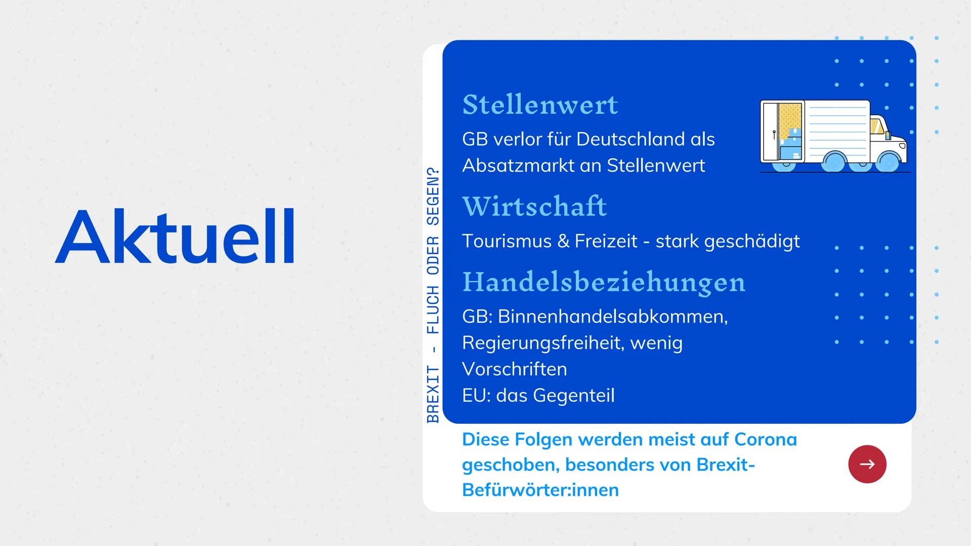 Brexit
Fluch oder Segen? Agenda
BREXIT - FLUCH ODER SEGEN?
Was ist der Brexit überhaupt?
- Der Verlauf des Brexit
-
Wieso der Austritt?
2 Ar