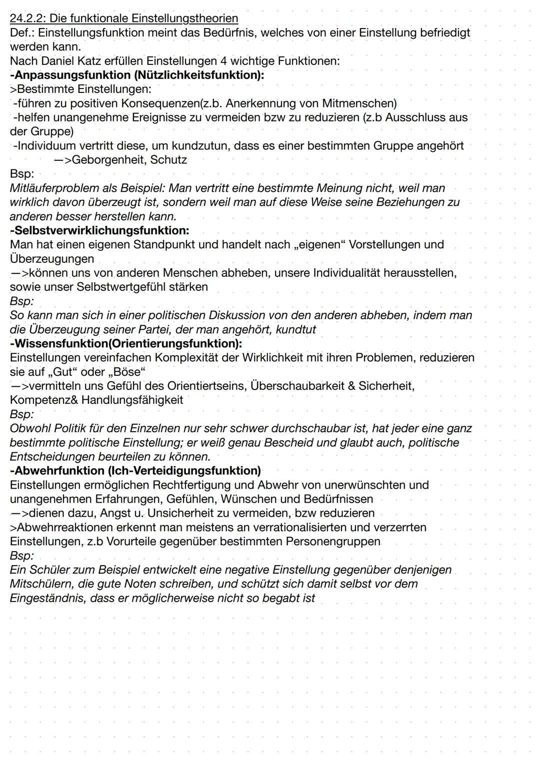 # 24: Soziale Einstellung und Einstellungsänderung
# 24.1: Merkmale von sozialen Einstellungen
## 24.1.1. Der Begriff,soziale Einstellung"
D
