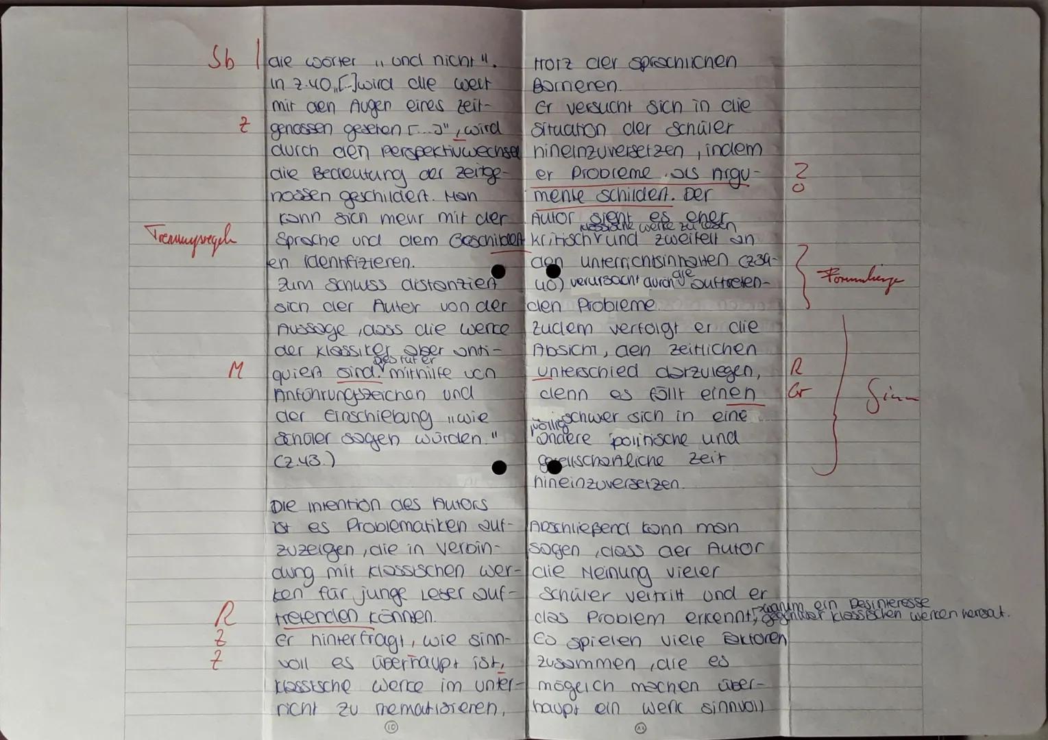 Deutsch LK Klausur nr. 2)
Der vorliegendle sachtext, Sindl Klas -
siker etwa nicht antiquiert?", verfasst
von Hans Joachim Grünwaldt und
ers