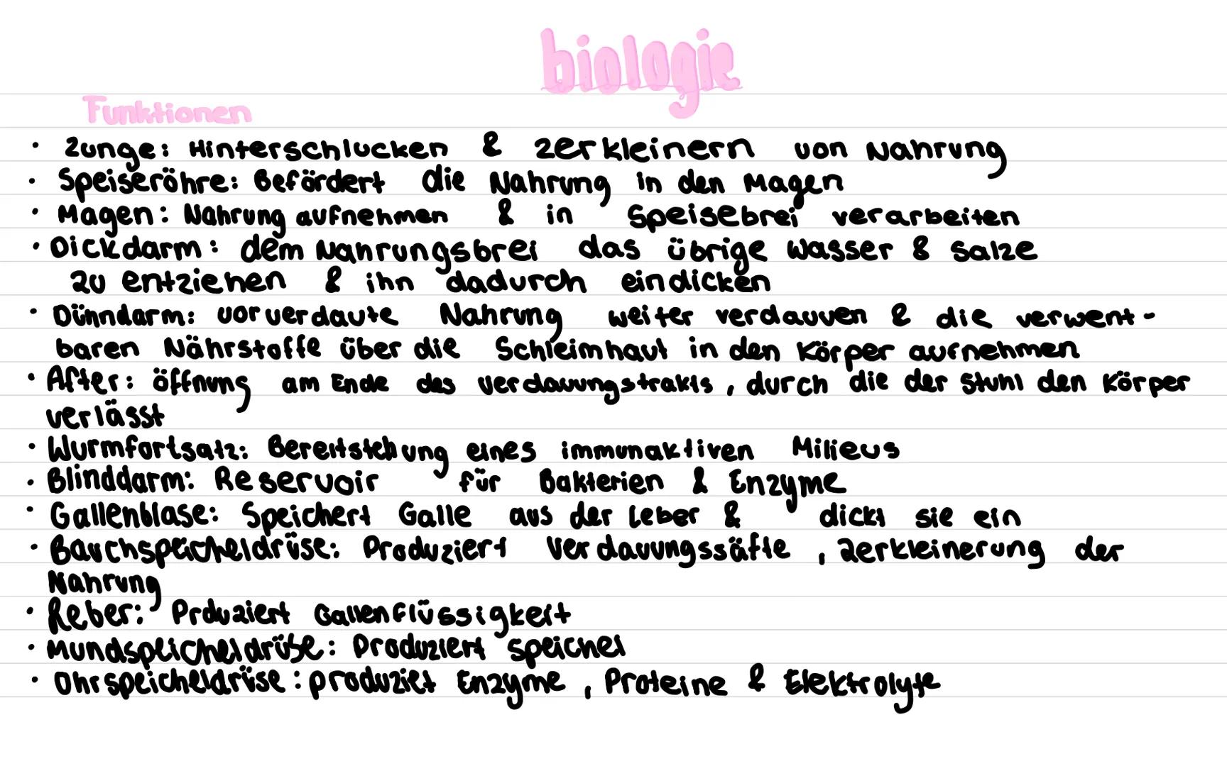 biologie
verdauung von Kohlenhydrate
^ Traubenzucker
ist sehr klein so dass die Molekühle von den
Schleimhäuten aufgenommen und mit dem Blut