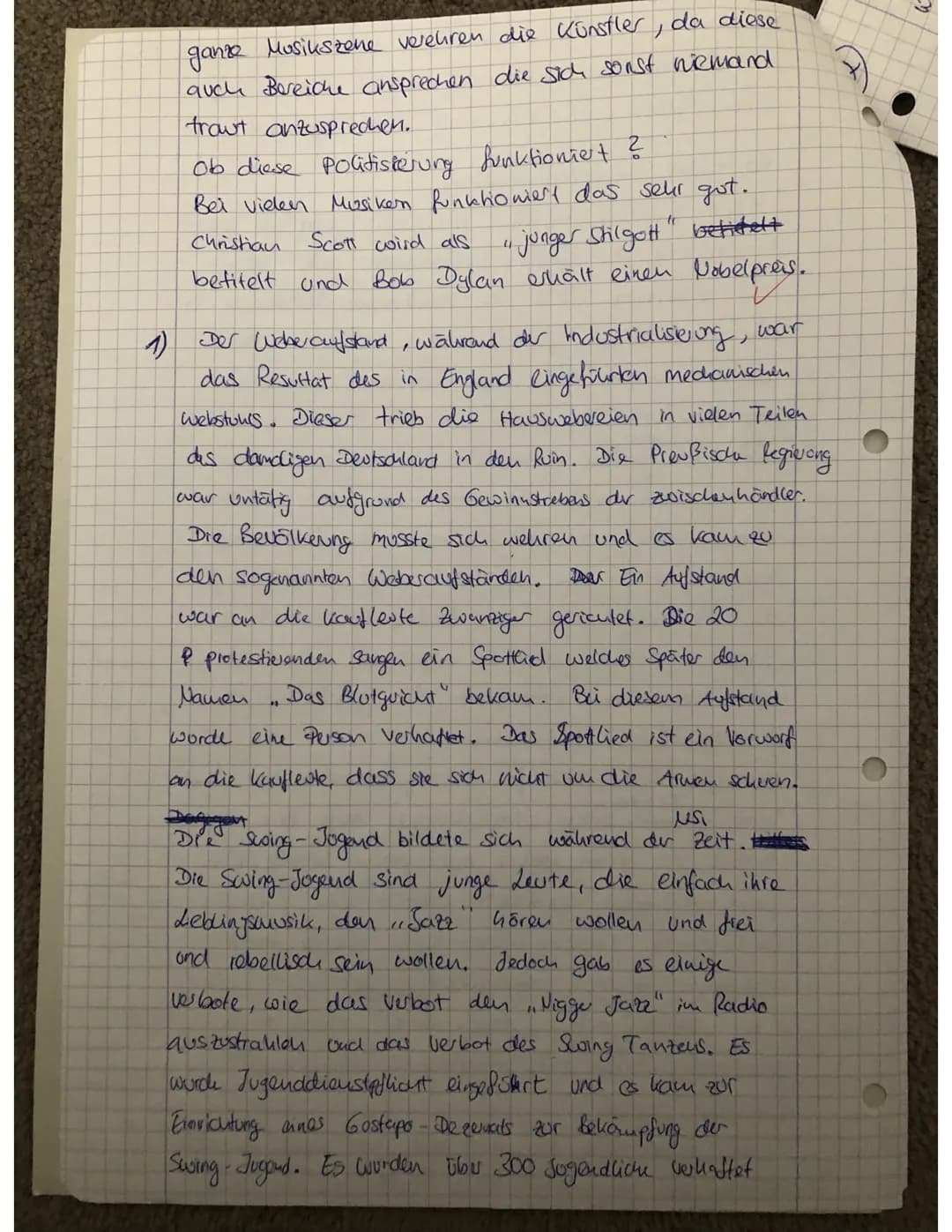Obwohl Dylan von meint, dass Musik zum Hören
da sei and nicht zum Lesen, ist ua die Nobelpreis-
vergabe an ihn nachvollziehbar
, sind seine
