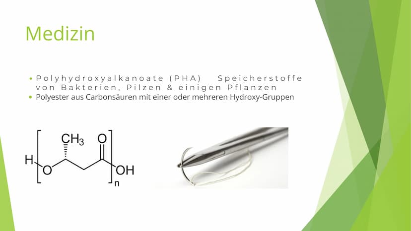 Biologisch abbaubare
Kunststoffe
Präsentation von Julia, Hannah & Larissa Inhaltsverzeichnis
Definition
Aufbau
Verwendung
• Umsetzung in der