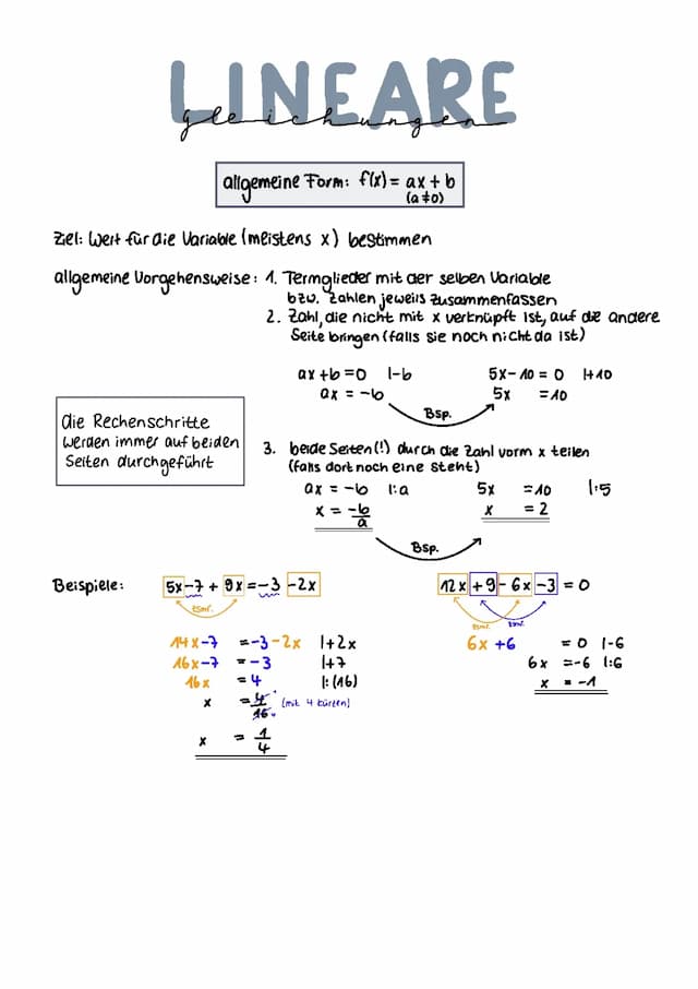 Know Lineare Gleichungen thumbnail