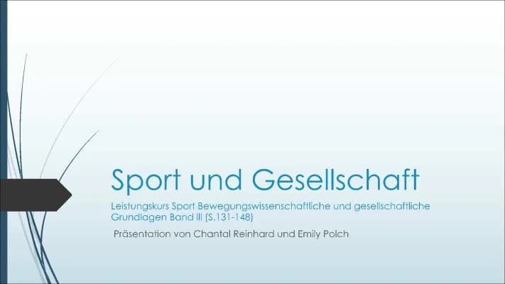 Know Präsentation Sport und Gesellschaft  thumbnail