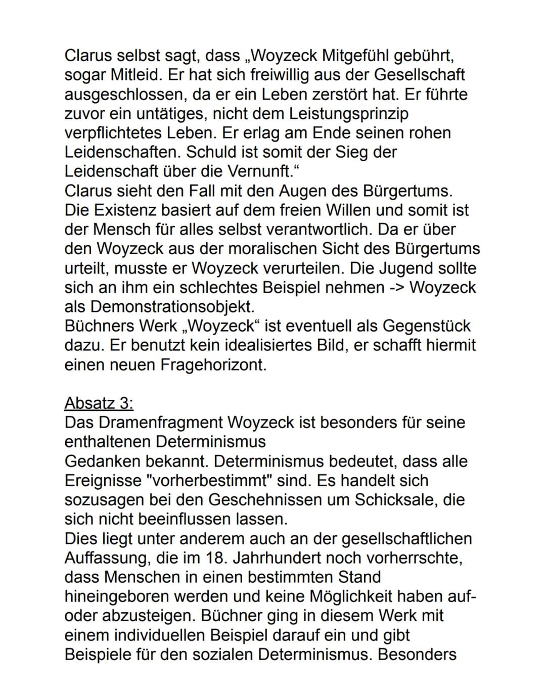 Deutsch Ag Charakterisierung 13.09.2022
Maik & Marie Woyzeck
Woyzeck, das Drama von Georg Büchner aus dem
Jahre 1879, besteht aus verschiede