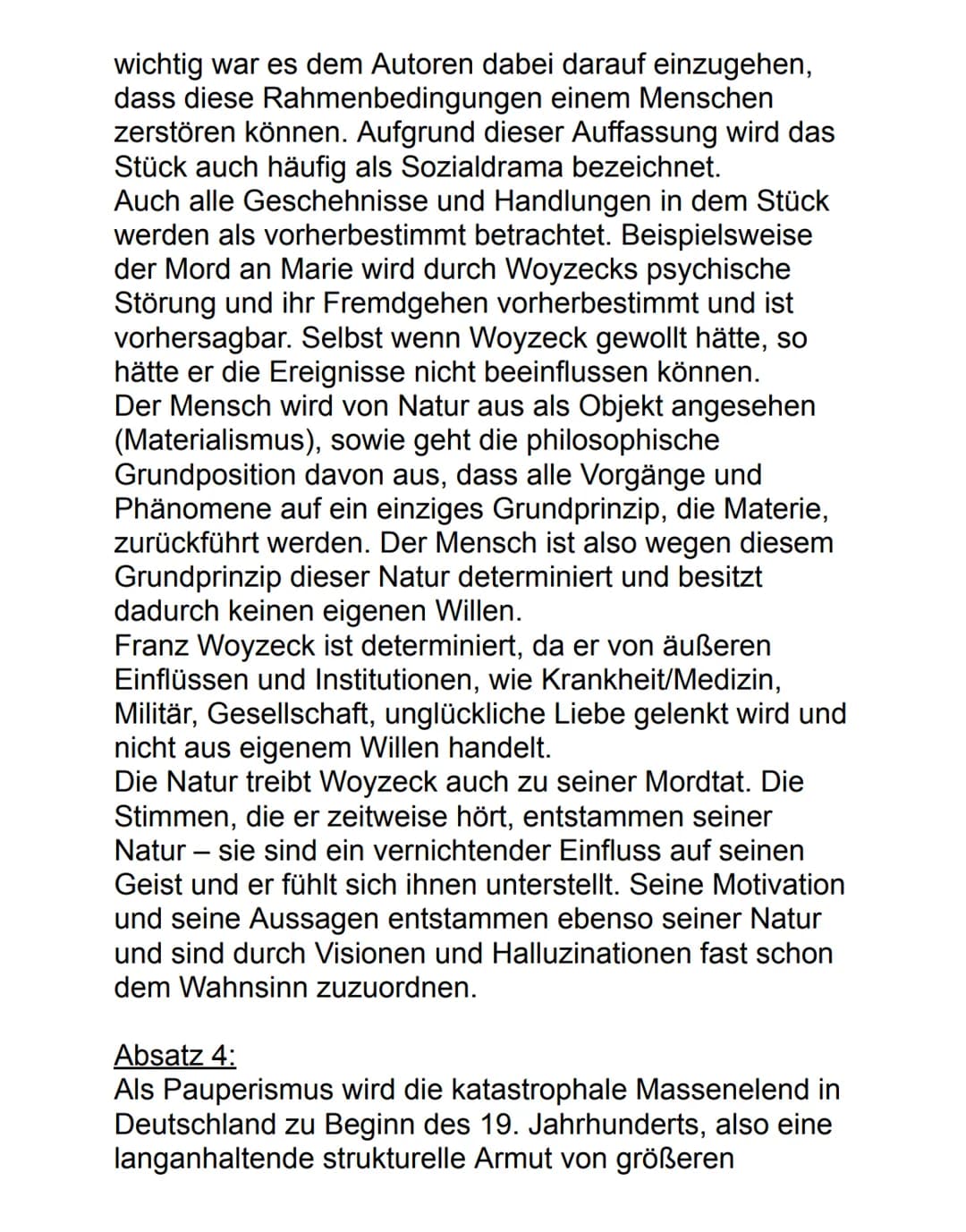 Deutsch Ag Charakterisierung 13.09.2022
Maik & Marie Woyzeck
Woyzeck, das Drama von Georg Büchner aus dem
Jahre 1879, besteht aus verschiede