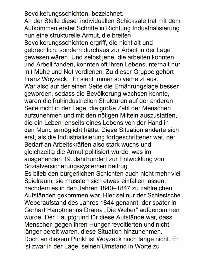 Deutsch Ag Charakterisierung 13.09.2022
Maik & Marie Woyzeck
Woyzeck, das Drama von Georg Büchner aus dem
Jahre 1879, besteht aus verschiede