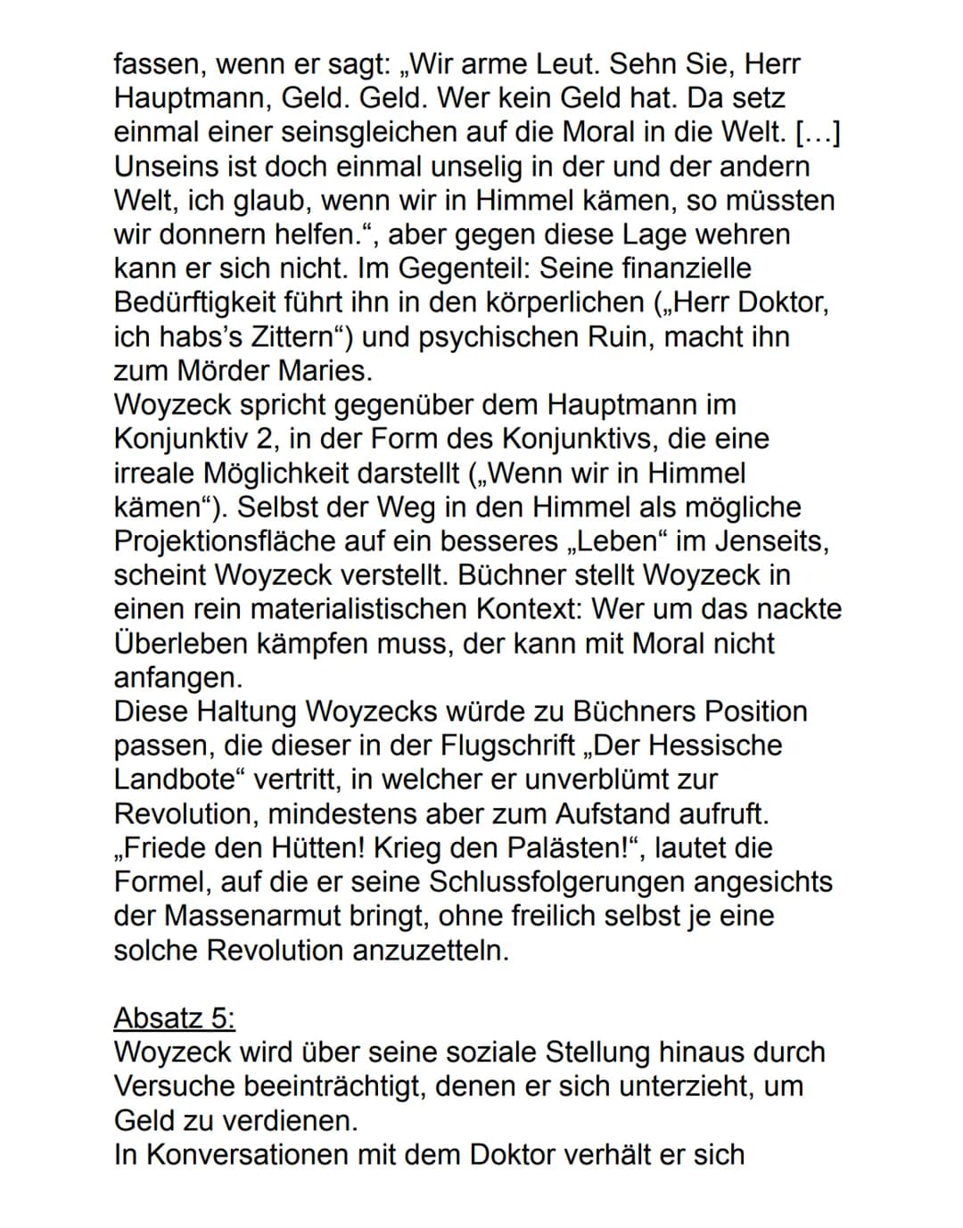 Deutsch Ag Charakterisierung 13.09.2022
Maik & Marie Woyzeck
Woyzeck, das Drama von Georg Büchner aus dem
Jahre 1879, besteht aus verschiede