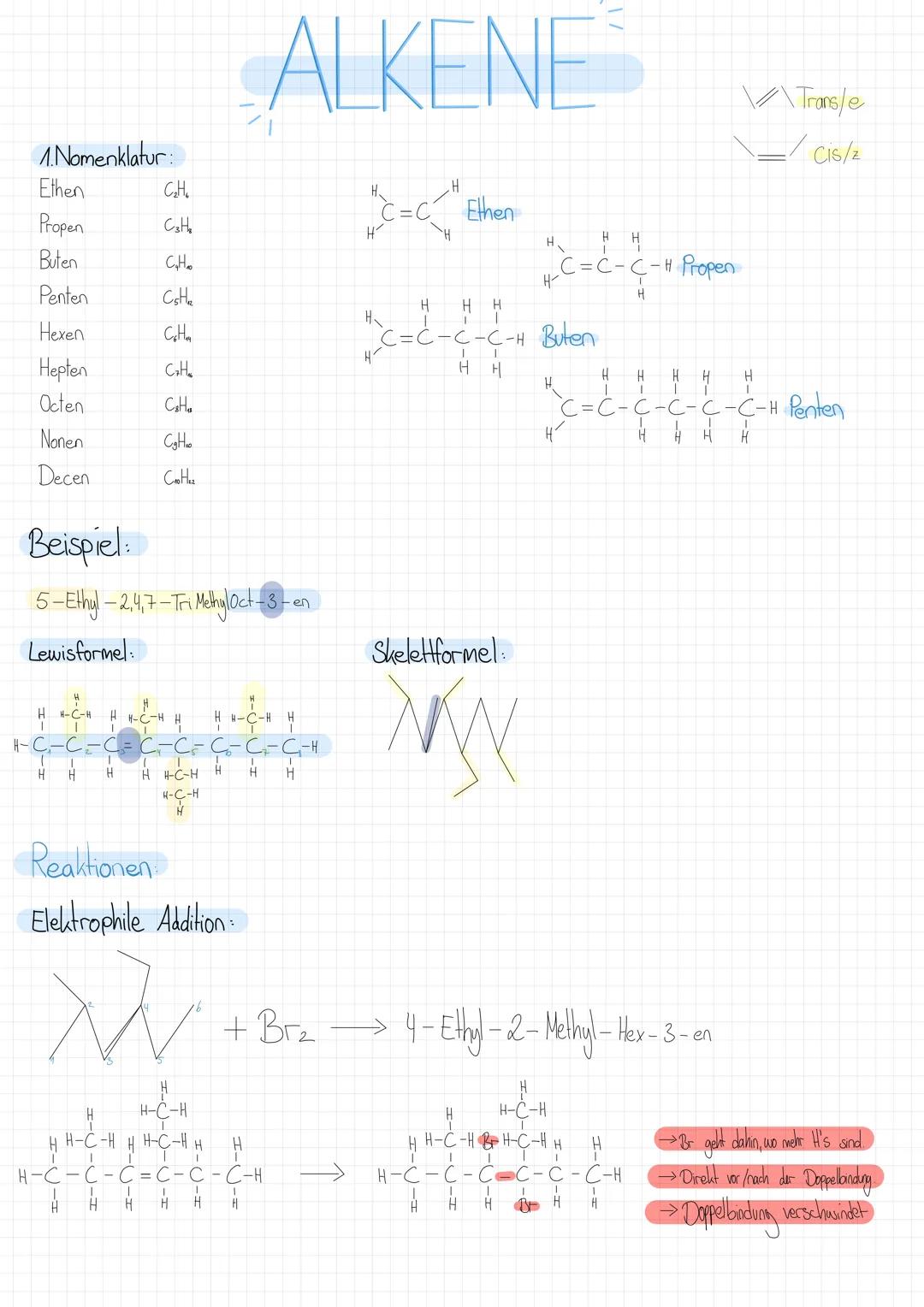 Nomenklatur
Methan CH
Ethan
C₂H₂
Propan
C3H₂
Butan
C₂H
Pentan CH
Hexan
CH
Heptan Cot
Octan
Nonan
Decan
Beispiel 1.
5-Ethyl-247-relacion
Lewi