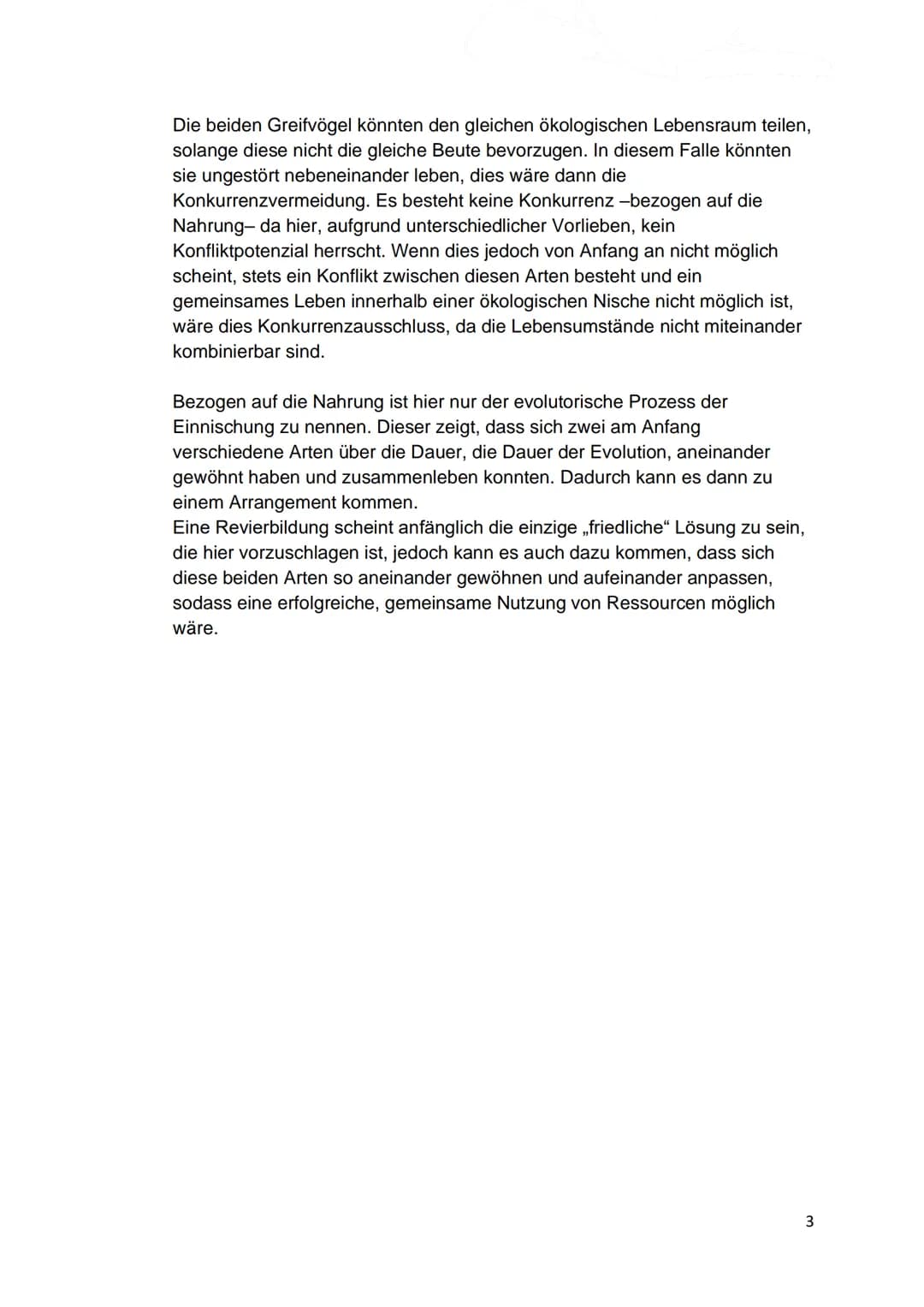 Konkurrenz (Beispiel: Bussard)
Kopie „Konkurrenz um Ressourcen"
1. Beschreibe das Ökosystem des Bussards, auch mögliche Probleme.
2. Verglei