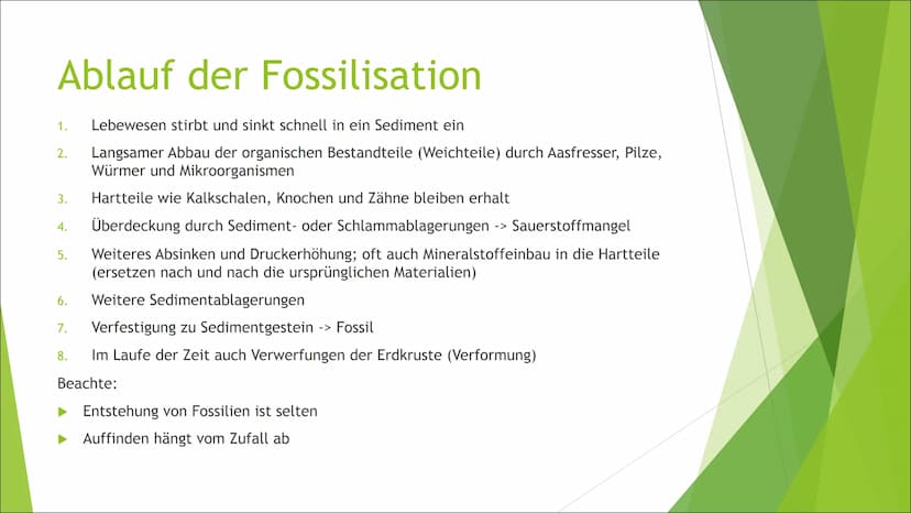 (Lebende) Fossilien und
Brückentiere
Liam Inhaltsverzeichnis
► Was sind Fossilien?
► Geschichte
► Ablauf Fossilisation
► Bedingungen Fossili